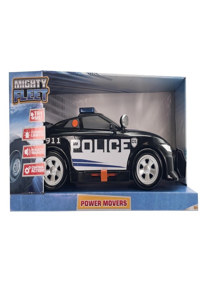 Mighty Fleet Power Movers 15” Interactive Police Car Toy - Motion Drive Motorized Action, Flashing Lights & Siren, Working Spotlight, Batteries Included, Kids Ages 3 + - Image 4